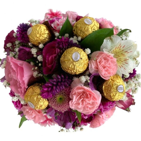 Arranjo de flores mistas na xícara - Dia das Mães - Image 2
